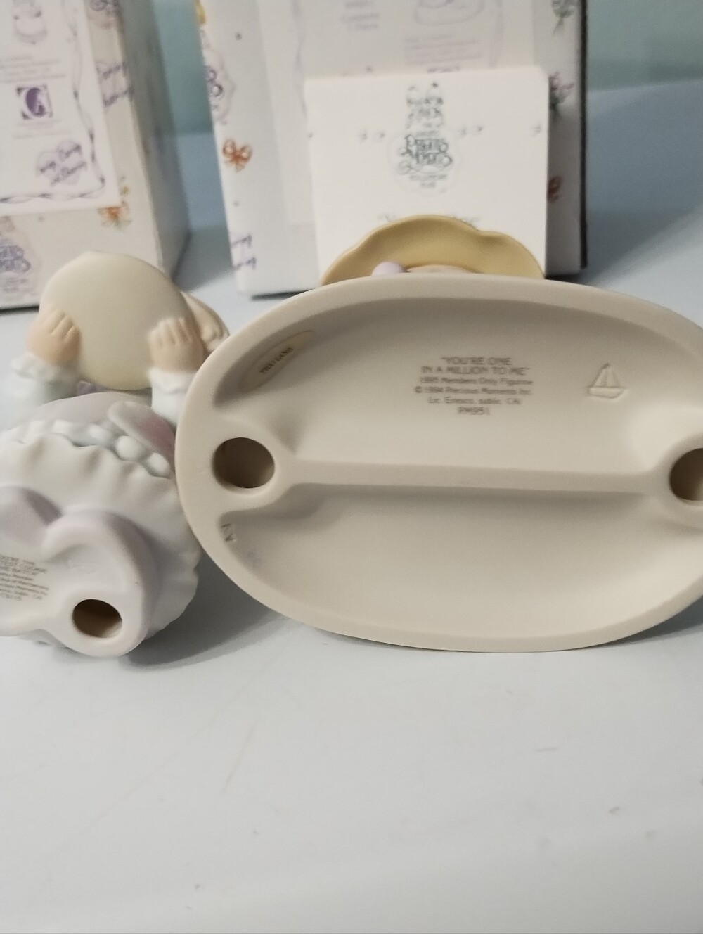 Precious Moments Figurines # CO 119 & # CO 115 & # PM 951. Charter Members - Picture 6 of 6